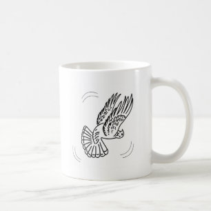 Mug Pigeon de rouleau dans l'action