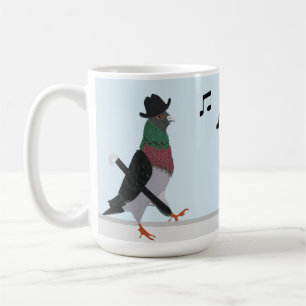 Mug Pigeon en ville drôle 