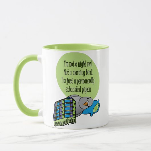 Mug Pigeon épuisé (Gauche)