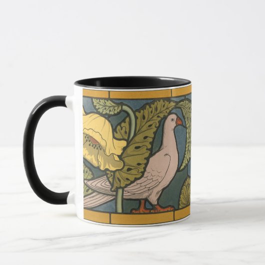 Mug Pigeon et Pavot (Gauche)