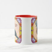 Mug Pigeon Fleur Couronné (Centre)