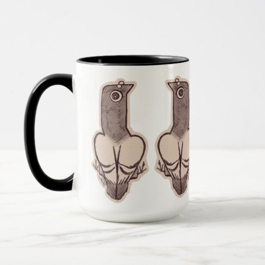 Mug Pigeon mok (Gauche)