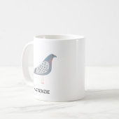 Mug Pigeon Personnalisé (Devant gauche)
