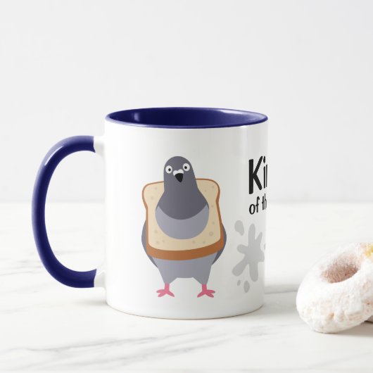 Mug Pigeon - Roi de la ville (Avec donut)