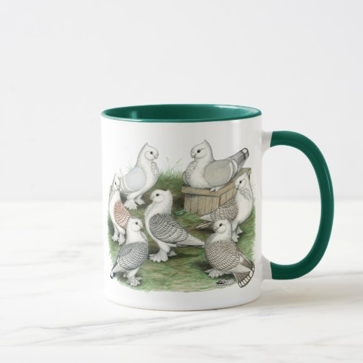 Mug Pigeons classiques de vrille (Droite)