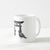 Mug Pigeons face aux Torii (Devant droit)