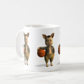 Mug Piglet de basket (Devant gauche)