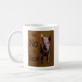 Mug Piglet mignon "Dites non à Bacon" (Gauche)