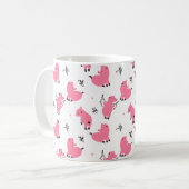 Mug Piglet motif sans couture ne vole pas (Devant gauche)