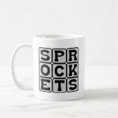 Mug Pignons, parties d'une roue (Gauche)