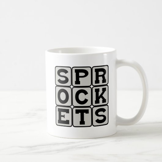 Mug Pignons, parties d'une roue (Droite)