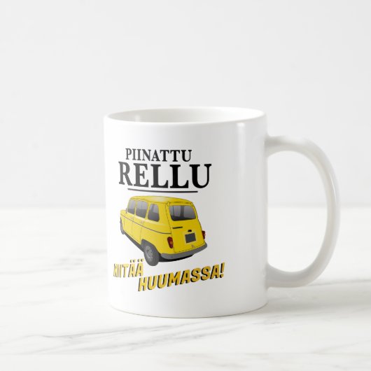 Mug Piinattu Rellu - huumoria de sananmuunnos - muki (Droite)