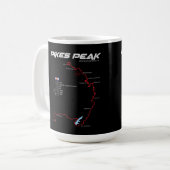 Mug Pikes Peak Colorado USA Route 01 (Devant gauche)
