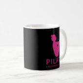 Mug Pilates comme un sport seulement plus drôle Contrô (Devant droit)
