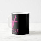 Mug Pilates comme un sport seulement plus drôle Contrô (Devant gauche)