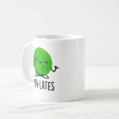 Mug Pilates de pois amusants Pun de pois (Devant gauche)