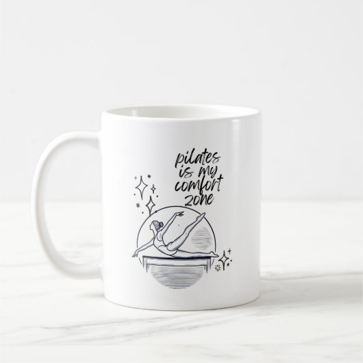 Mug Pilates est ma zone de confort (Gauche)