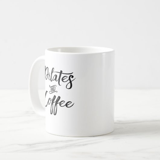 Mug Pilates Et Café (Devant gauche)