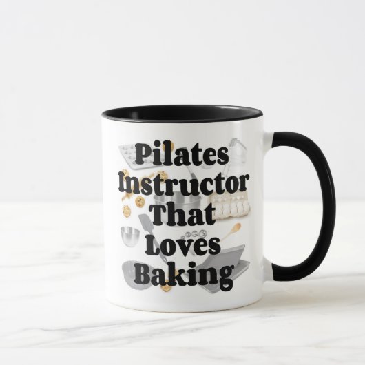 Mug Pilates Instructor Love Baking (Droite)