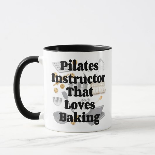 Mug Pilates Instructor Love Baking (Gauche)