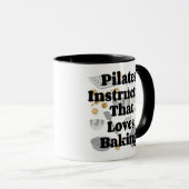 Mug Pilates Instructor Love Baking (Devant droit)