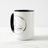 Mug Pilates pose de la sirène sur le reformer (Devant gauche)