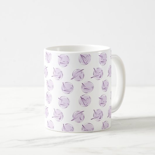 Mug Pilates pose motif (Devant droit)