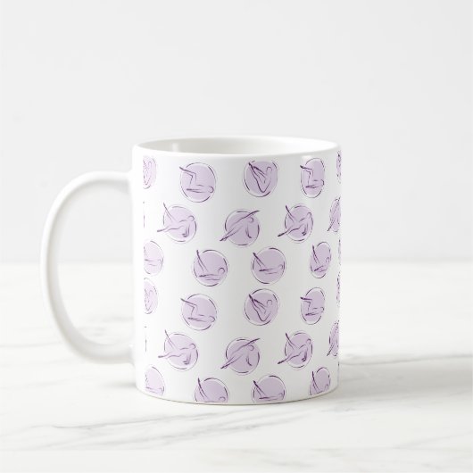 Mug Pilates pose motif (Gauche)
