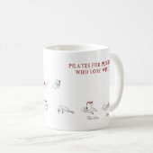 Mug Pilates pour les personnes qui aiment la planète (Devant droit)