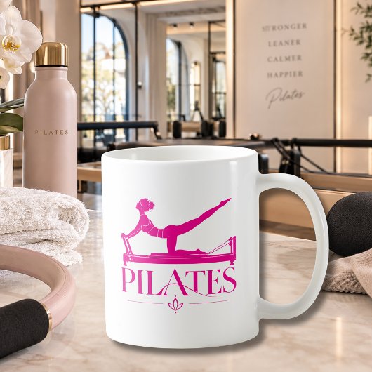 Mug Pilates Reformer Rose Chaud