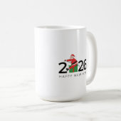 Mug Pilates Santa Bonne Année (Devant droit)