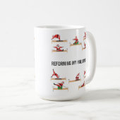 Mug Pilates Santa Reformer Noël (Devant droit)