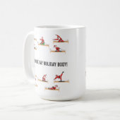 Mug Pilates Santa Reformer Noël (Devant gauche)