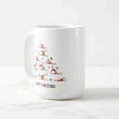 Mug Pilates Santa Reformer Noël (Devant gauche)