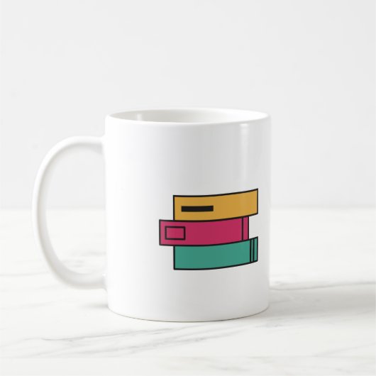 Mug pile de livres (Gauche)