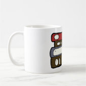 Mug Pile de livres Bibliothèque Lecture (Gauche)