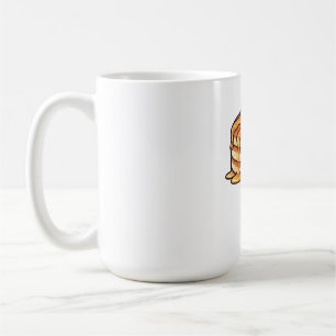 Mug Pile de pancakes mignons Kawaii avec sirop et baie
