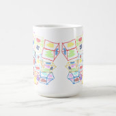 Mug Pile irrégulière de boîtes (Abstrait) (Centre)