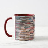 Mug Piles de domination de livres coincés ensemble (Gauche)