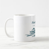 Mug Pilier de Huntington Beach, la Californie - (Gauche)