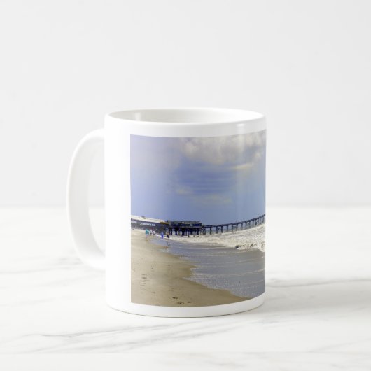 Mug Pilier de plage de cacao (Devant gauche)