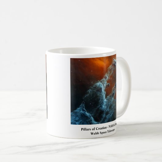 Mug Piliers de création James Webb Télescope spatial (Devant droit)