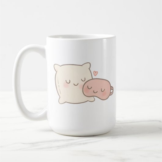 Mug Pillow & Sleep Mask (Gauche)