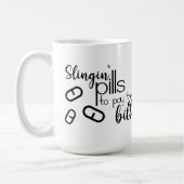 Mug Pills de paiement des factures (Gauche)
