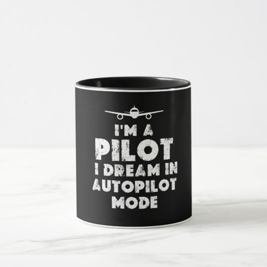 Mug Pilote amusant (Centre)