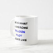 Mug pilote de ballon, génial (Devant gauche)