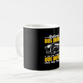 Mug Pilote de bus retraité (Devant gauche)