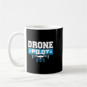 Mug Pilote de drone drone Quadcopter Funny (Gauche)