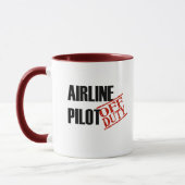 Mug Pilote de ligne aérienne (Gauche)
