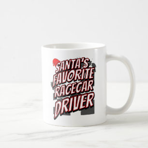 Mug Pilote de voiture de course préféré de Noël de cou